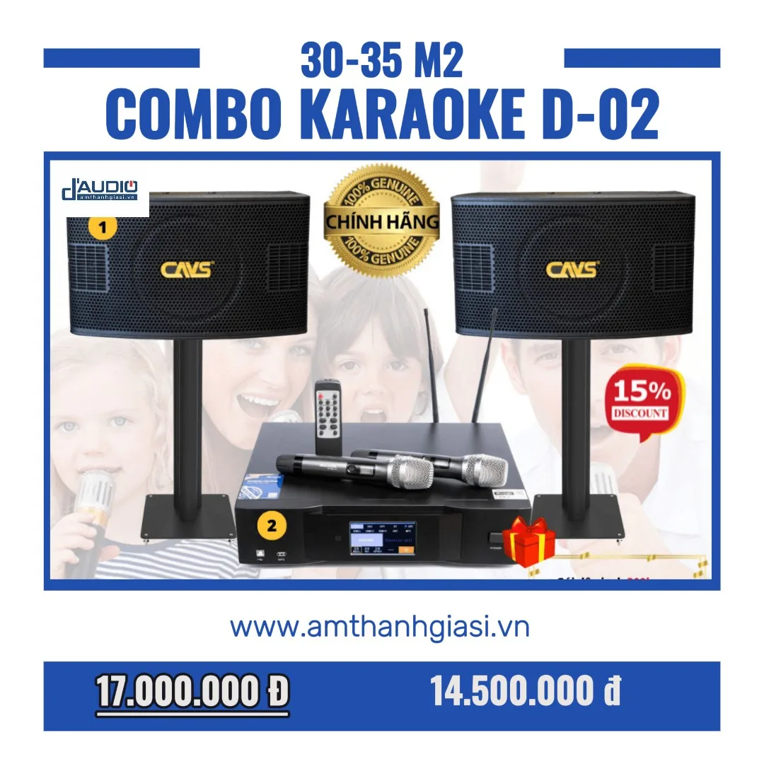 Combo dàn karaoke gia đình D-02
