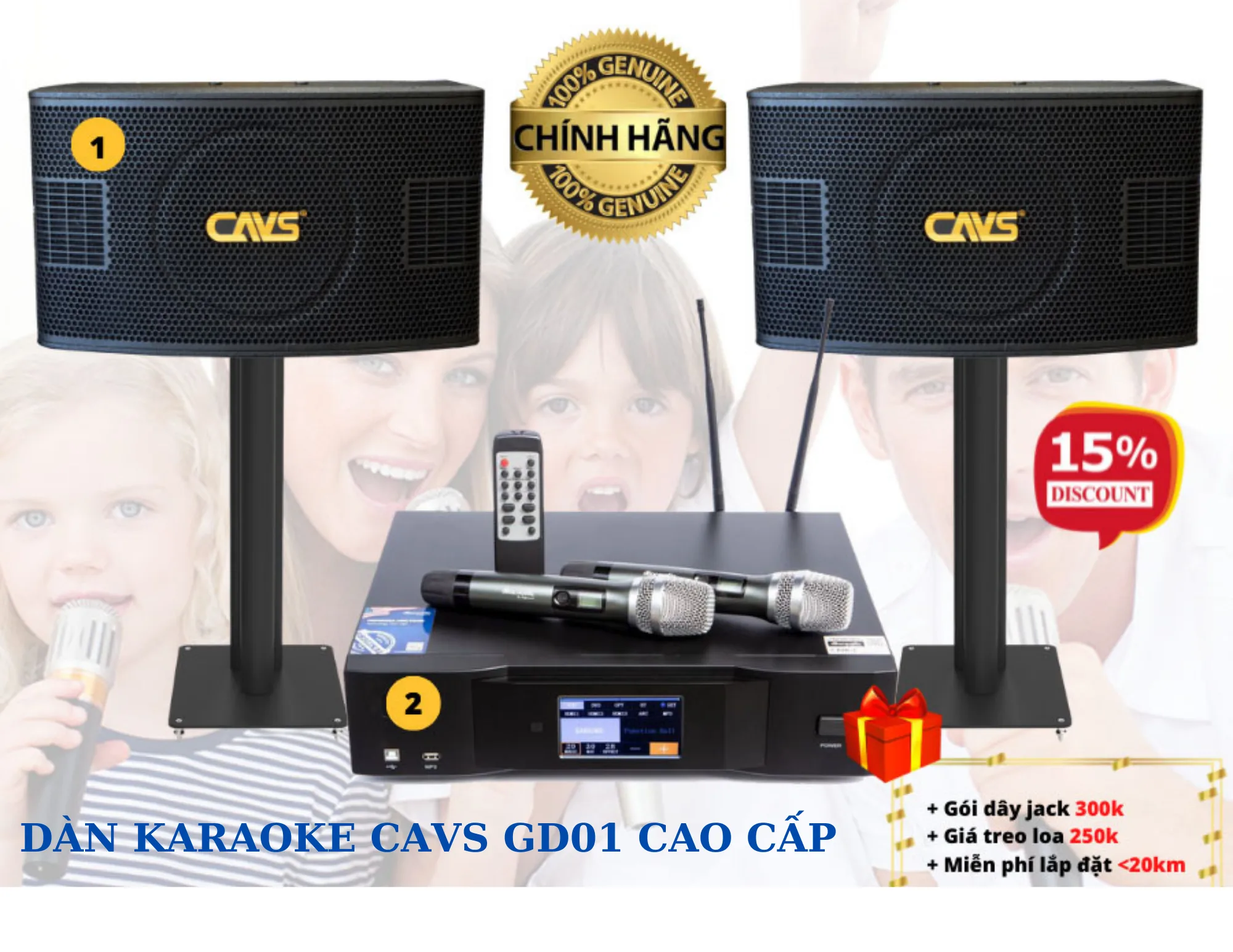 Combo Dàn Karaoke Gia Đình CAVS GD - Ảnh 3