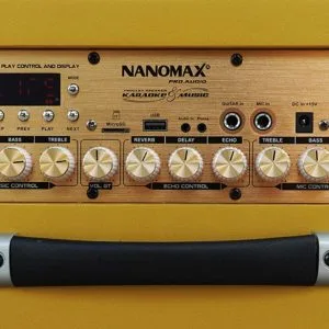 mat tren loa karaoke xach tay nanomax x316