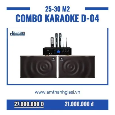 Combo dàn karaoke gia đình D-04