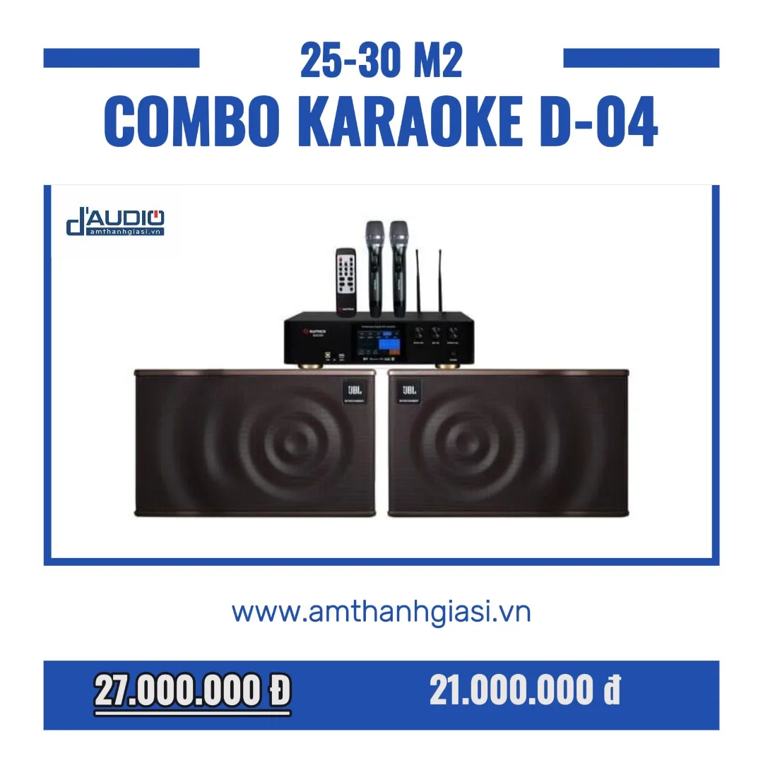 Combo dàn karaoke gia đình D-04