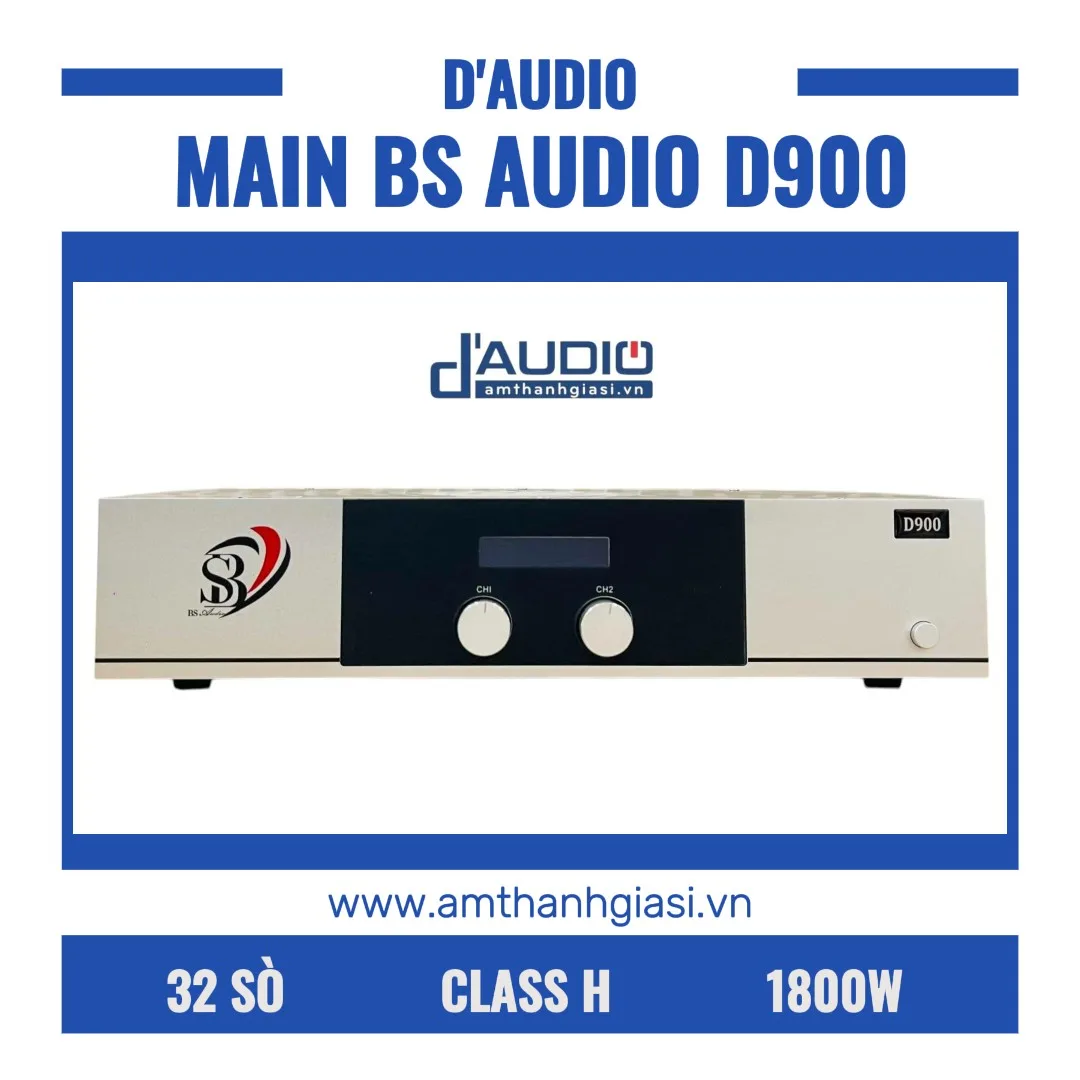 Cục đẩy công suất BS Audio D900