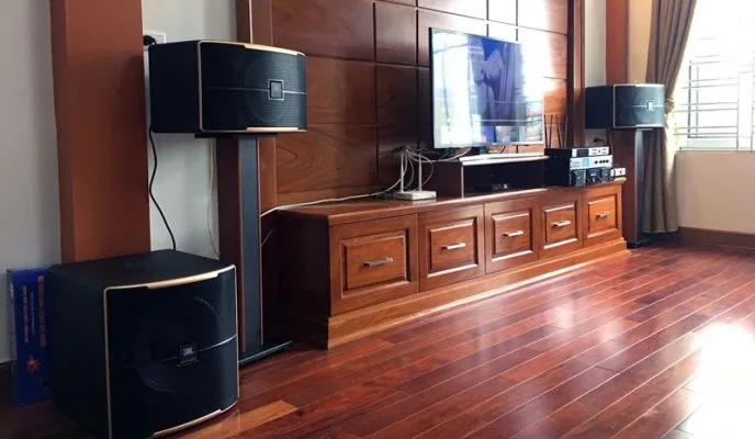 Loa sub JBL Pasion 12SP được sử dụng nhiều trong dàn karaoke gia đình