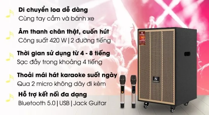 Loa keo karaoke Nanomax S900