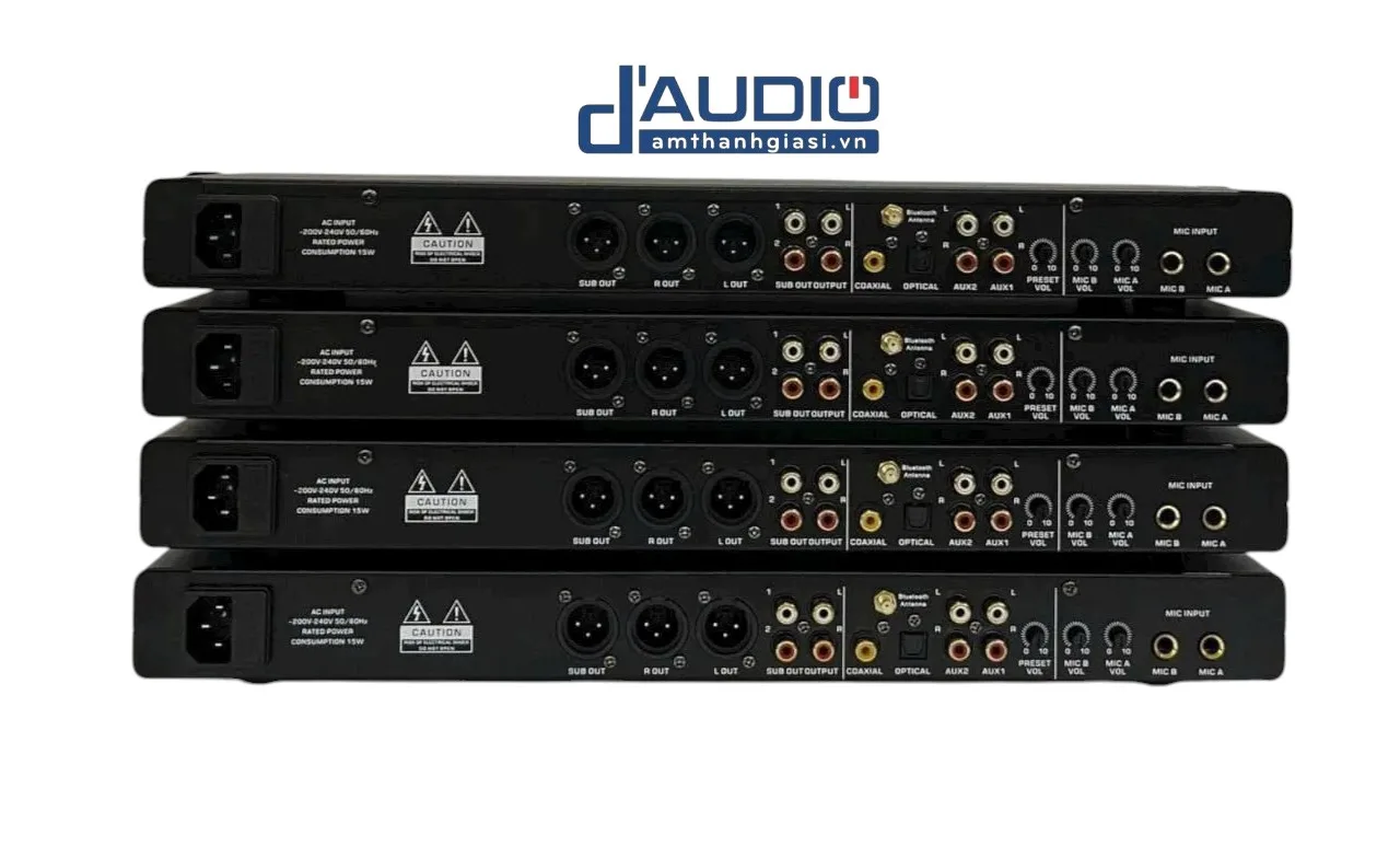 Vang Cơ Lai Số X10 Chống Hú 4 Cấp Echo Và Reverb Cực Mượt Mà, Chống Hú Tự Động, Chế Độ Effect, Tích Hợp 2 Cổng Mic