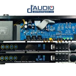 Vang Cơ Lai Số X10 Chống Hú 4 Cấp Echo Và Reverb Cực Mượt Mà, Chống Hú Tự Động, Chế Độ Effect, Tích Hợp 2 Cổng Mic