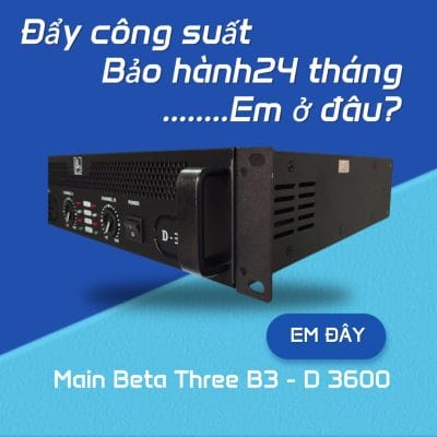 Cục đẩy công suất B3 D 3600