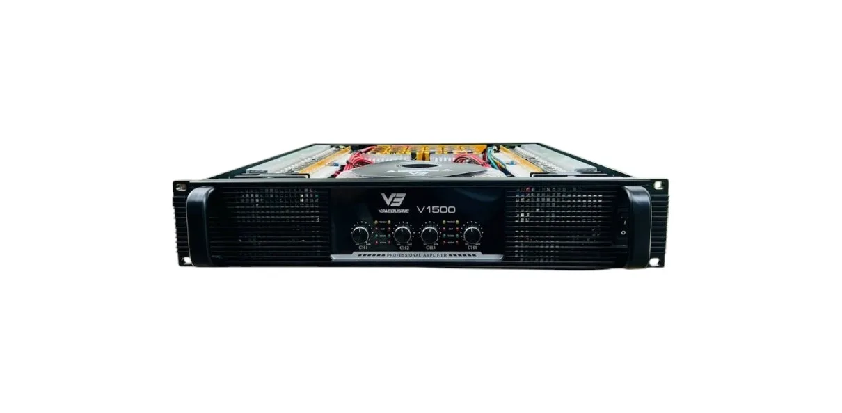 Cục đẩy 4 kênh V3 Acoustic V1500 Plus 4 cụ đẩy công suất 4 kênh V3 Acoustics V1500 Plus