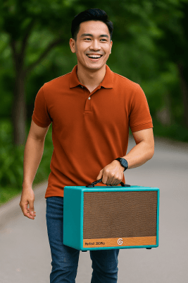 Loa xách tay EG-Perfect 300 Pro | 450W | Bass 20| Pin 6-8h