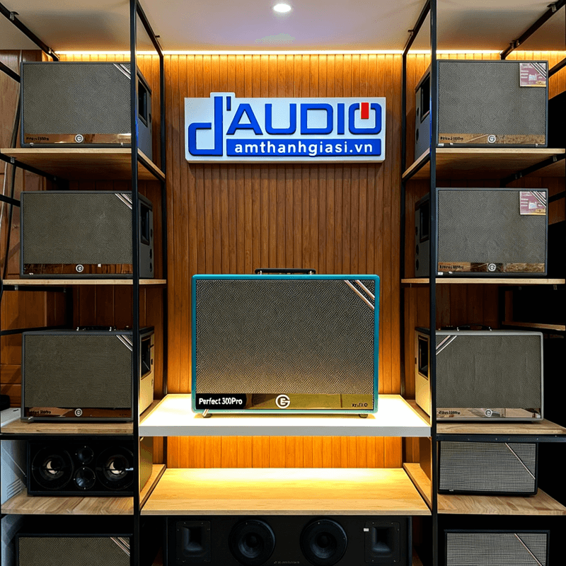 trải nghiệm thực tế sản phẩm loa Eg perfect 300Pro tai showroom D'audio