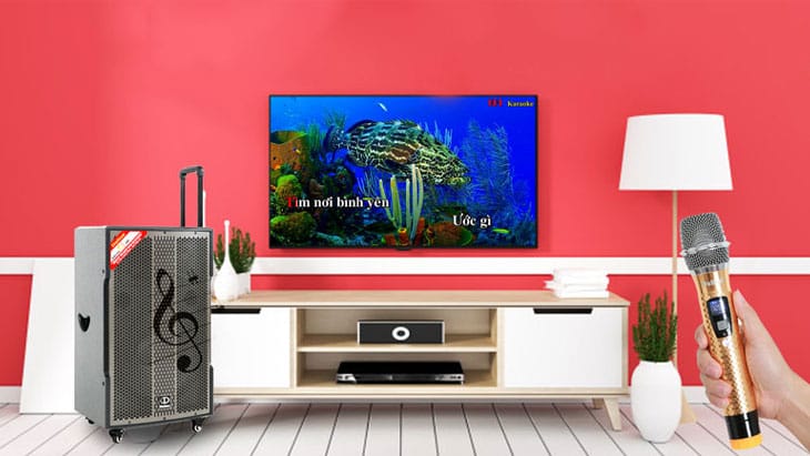 ket noi loa keo voi smart tivi de hat karaoke