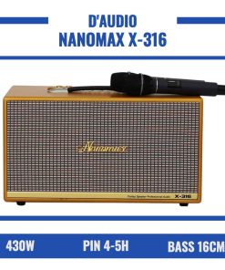 Loa karaoke xách tay Nanomax X-316
