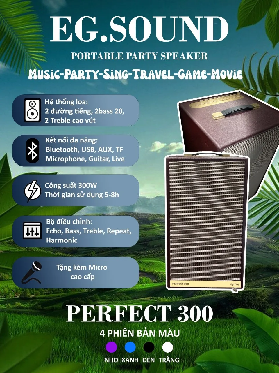 loa keokaraoke xach tay Eg Perfect 300