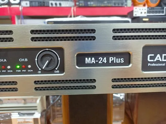 Cục đẩy công suất CADX 24 Plus chính hãng, mặt phay nhôm 28 Mat truoc cuc day cong suat CADX 24 Plus
