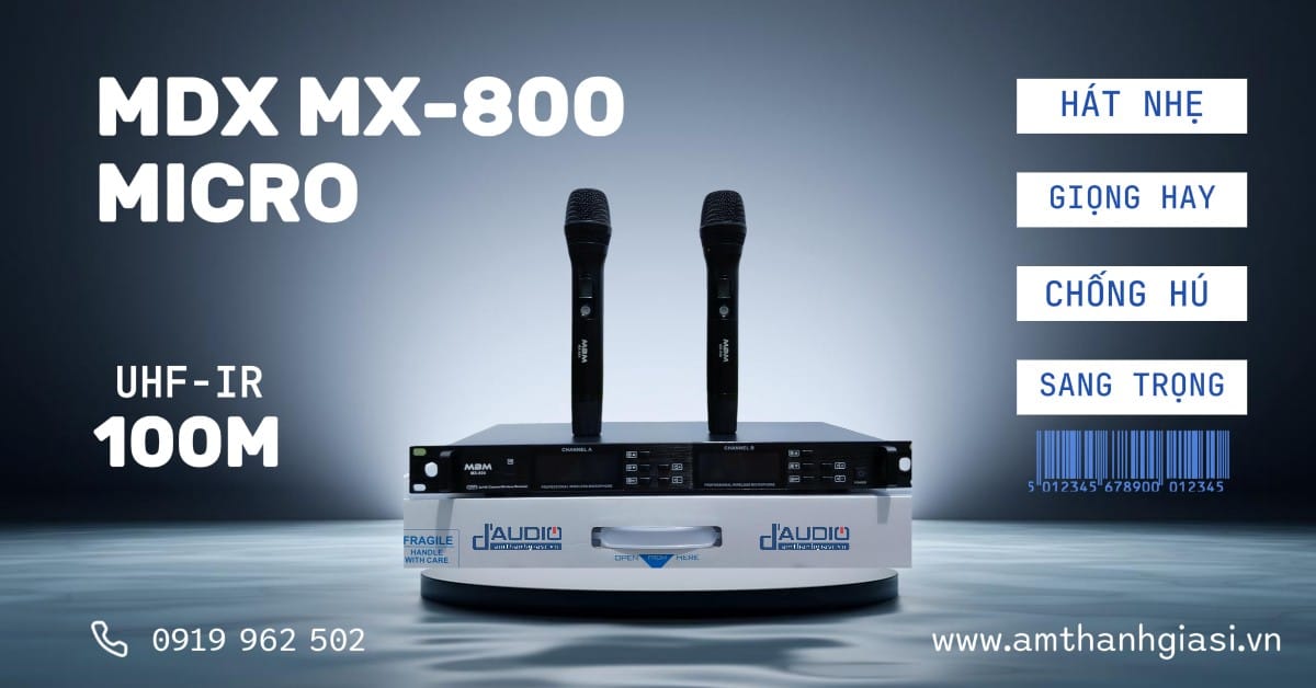 Micro không dây MBM MX-800 chống hú