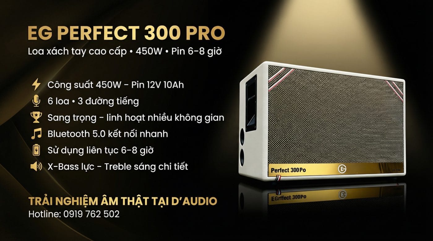 Loa xách tay EG-Perfect 300 Pro