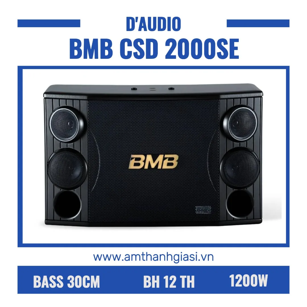 Loa BMB CSD-2000 SE | Bass 30cm | 1200W | 30-40m2 6 BMB CSD 2000SE