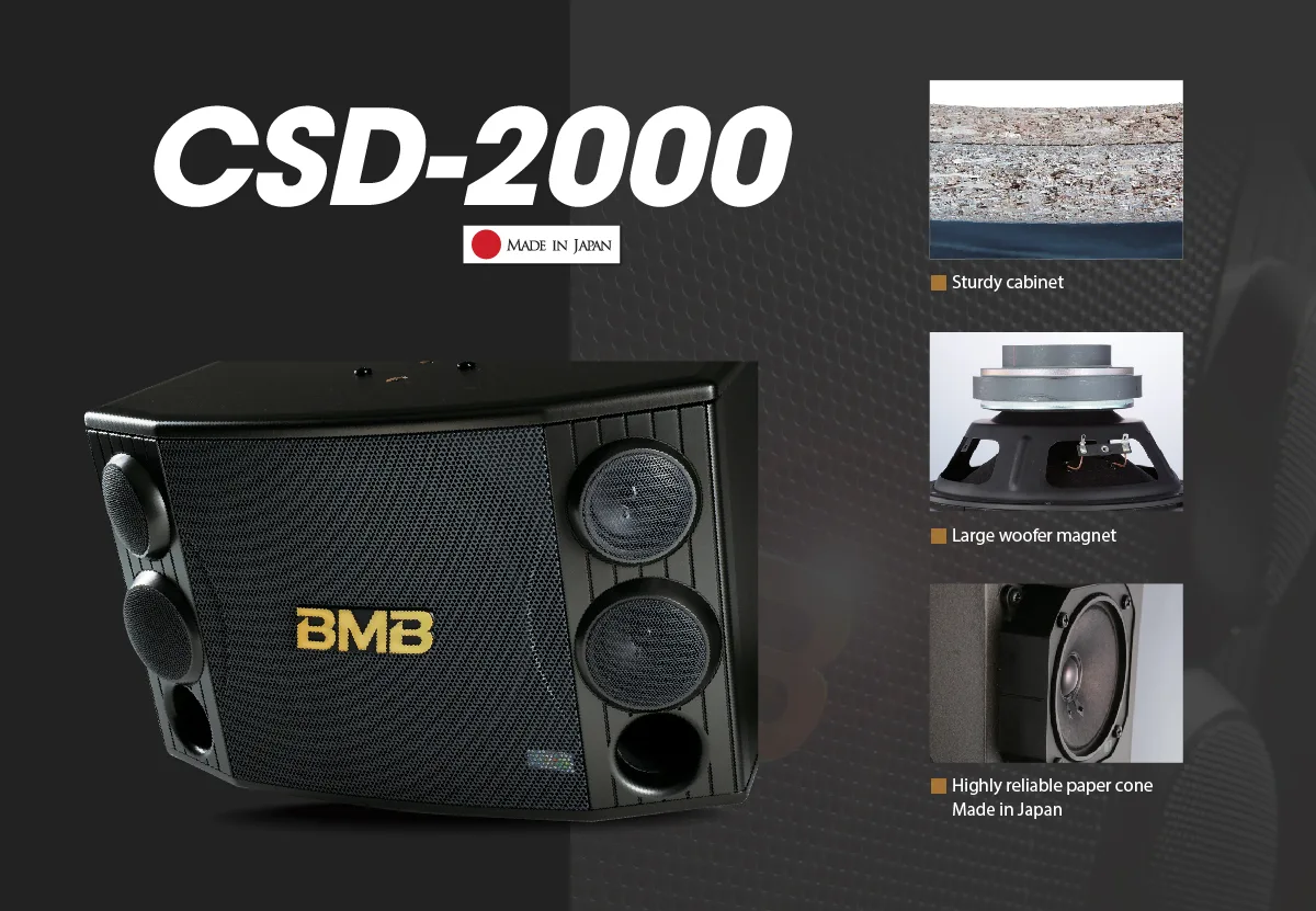 Loa BMB CSD-2000 SE | Bass 30cm | 1200W | 30-40m2 9 Loa BMB CSD-2000 SE