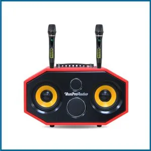 Loa karaoke xách tay Pro 6H52 |100W| Bass 1.6cm*2 | Đỏ/Nâu 10 Loa karaoke xách tay Pro 6H52