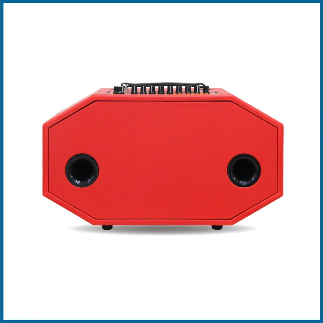 Loa karaoke xách tay Pro 6H52 |100W| Bass 1.6cm*2 | Đỏ/Nâu 4 Loa karaoke xách tay Pro 6H52