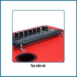 Loa karaoke xách tay Pro 6H52 |100W| Bass 1.6cm*2 | Đỏ/Nâu 13 Loa karaoke xách tay Pro 6H52