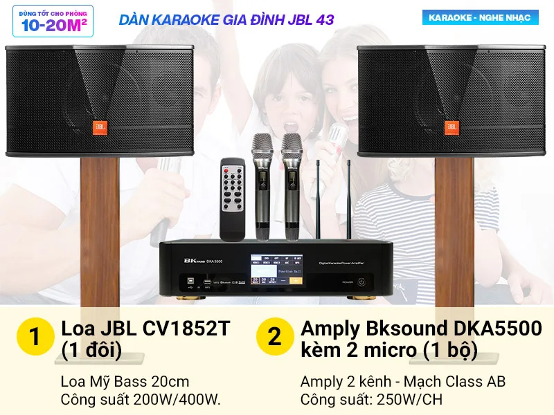 combo dàn karaoke gia đình D-05