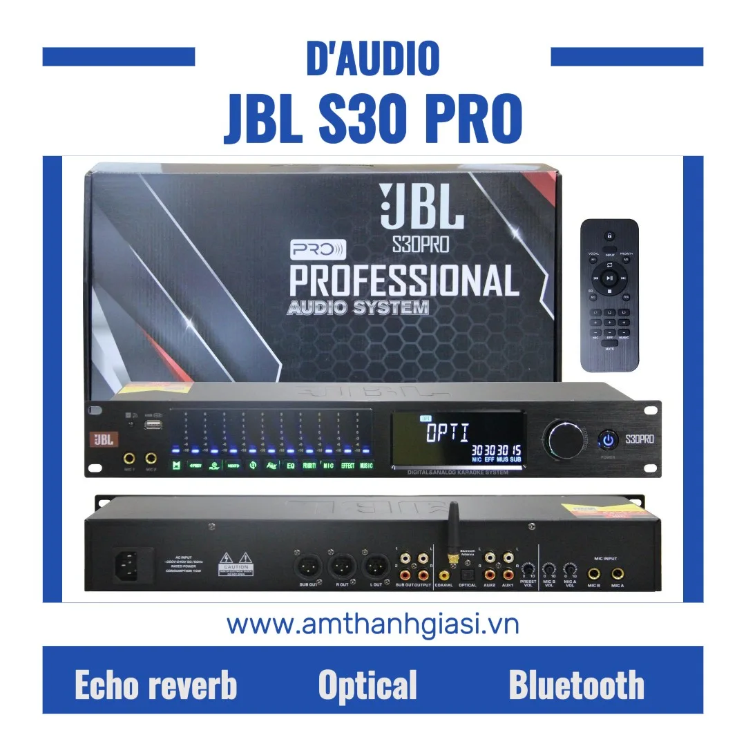 Vang cơ lai số JBL S30 Pro | Revert | Chống hú | BH 12 tháng 1 Vang cơ lai số JBL S30 Pro
