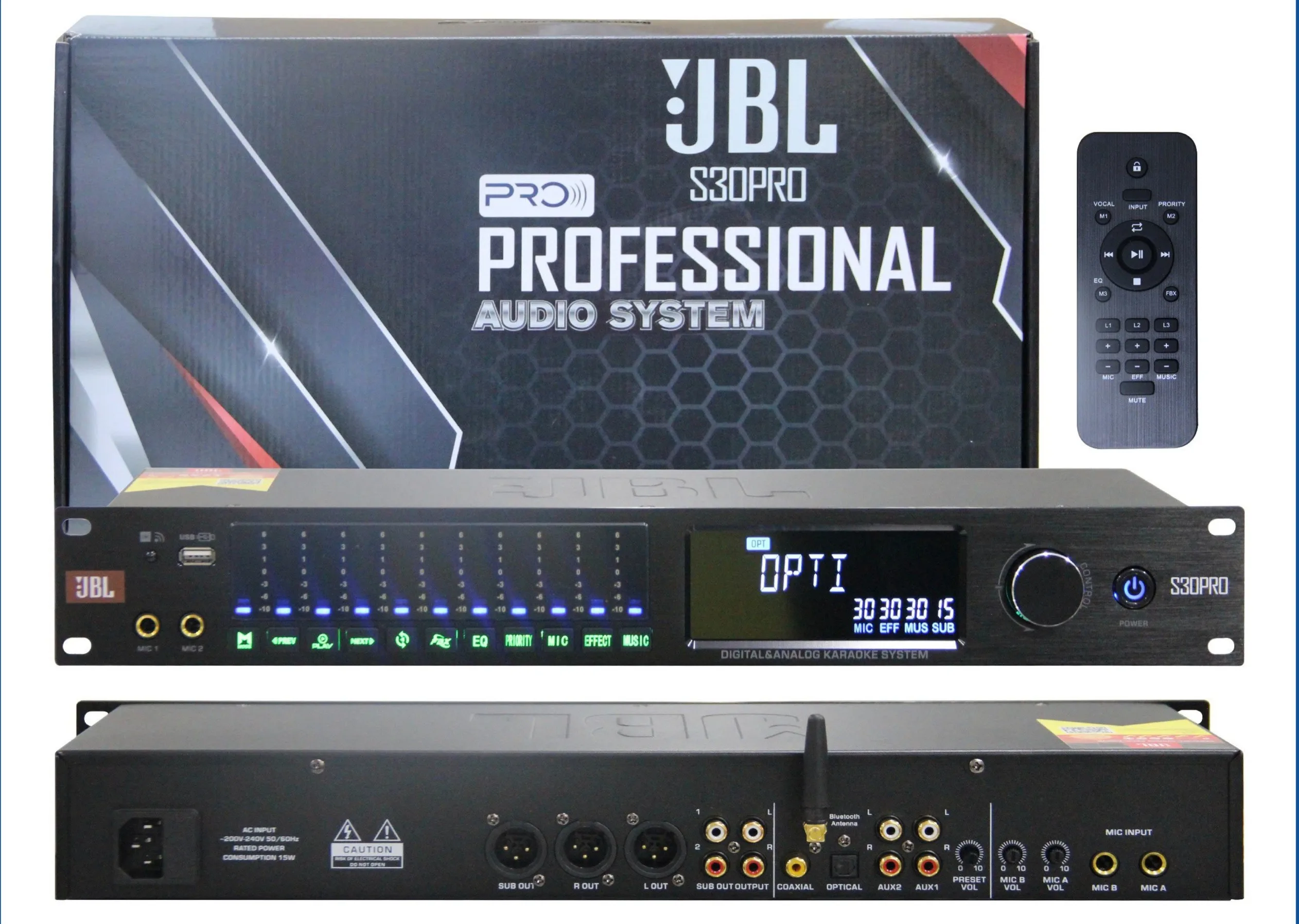 Vang cơ lai số JBL S30 Pro | Revert | Chống hú | BH 12 tháng 6 Vang cơ lai số JBL S30 Pro