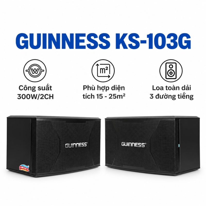 Loa Guinness KS-103G chính hãng