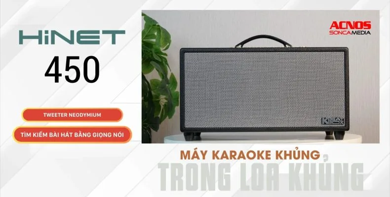 Loa xách tay Acnos HiNET 450 Gen 2 | Bass 16cm | 200W | BH 12 tháng 27 Loa xách tay Acnos HiNET 450 Gen 2