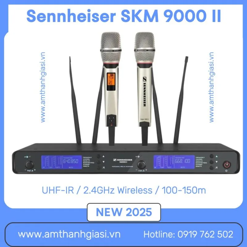 Micro Sennheiser SKM 9000 II cao cấp (2025) chính hãng