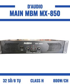 Cục đẩy 2 kênh MBM MX-850 chính hãng