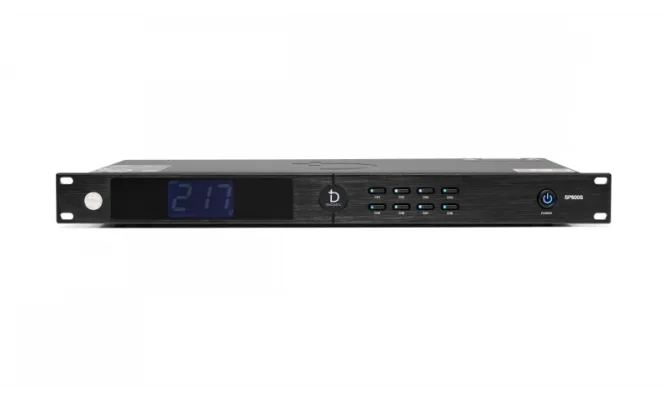 Quản lý nguồn DBacoustic SP600S chính hãng | Màn LED | CS 30A | 8 cổng cấp 14 Quản lý nguồn DBacoustic SP600S