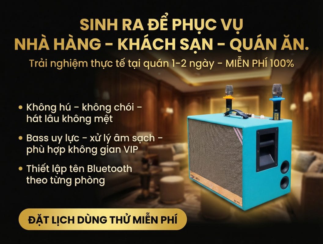 Loa cho nhà hàng, loa cho quán ăn