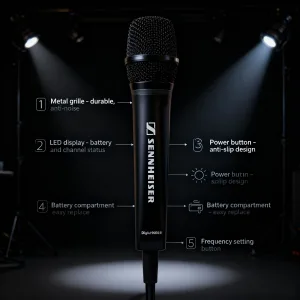 Hướng dẫn sử dụng Micro đa năng không dây Sennheiser SKM 9000 II Wireless chính hãng