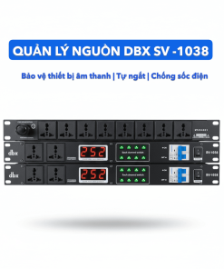 Bộ Quản Lý Nguồn DBX SV-1038 chính hãng |  Automat Tự Ngắt, Chống Chập, Bảo Vệ Dàn Âm Thanh.