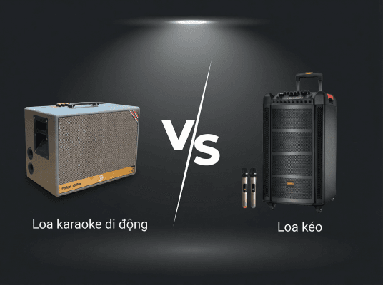 loa karaoke di động khác loa kéo như thế nào?