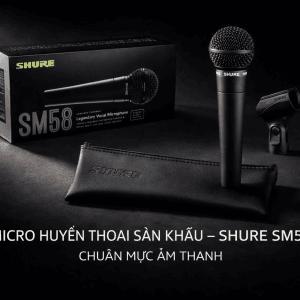 Micro Shure SM58 – Huyền Thoại Sân Khấu, Âm Thanh Chuẩn Pro 19 Micro Shure SM58