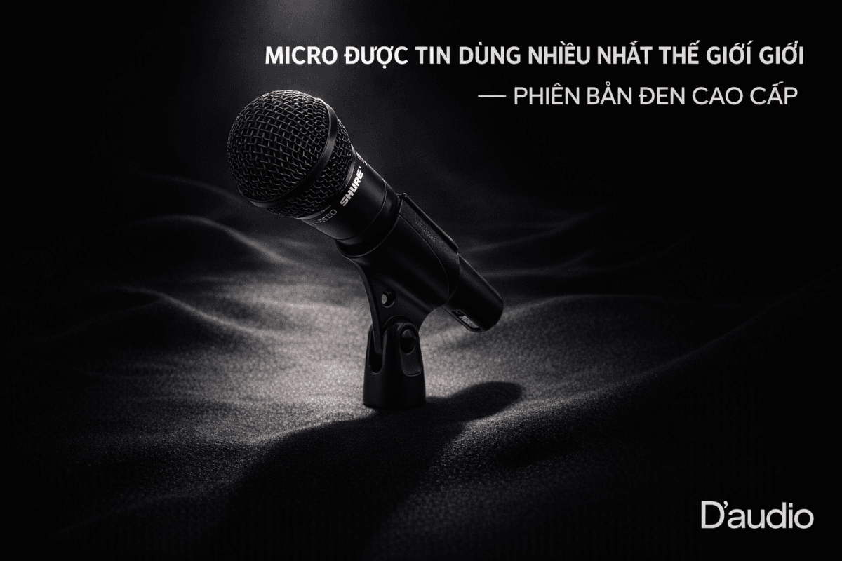 Micro Shure SM58 – Huyền Thoại Sân Khấu, Âm Thanh Chuẩn Pro 22 Shure SM58 Black Edition Dynamic Cardioid Vocal Microphone