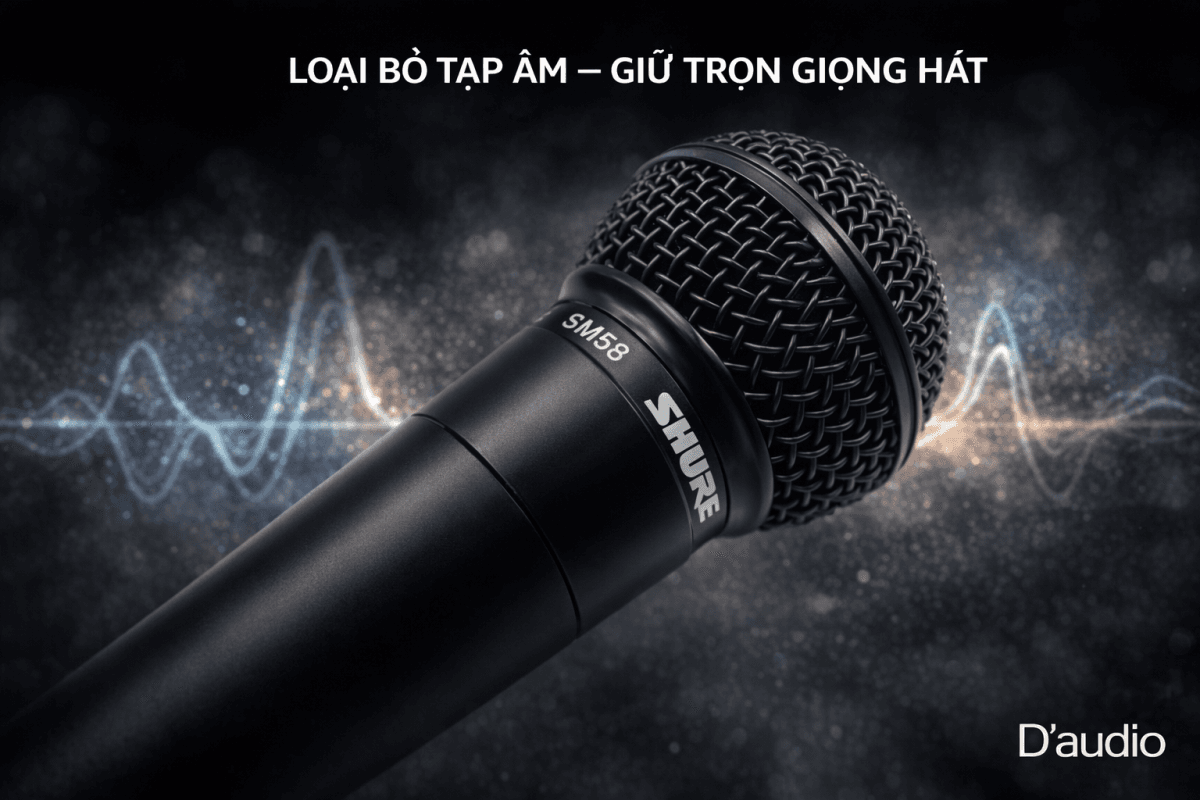 Micro Shure SM58 – Huyền Thoại Sân Khấu, Âm Thanh Chuẩn Pro 24 Shure SM58 Black Edition Dynamic Cardioid Vocal Microphone