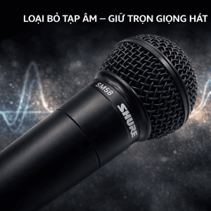 Micro Shure SM58 – Huyền Thoại Sân Khấu, Âm Thanh Chuẩn Pro 17 Shure SM58 Black Edition Dynamic Cardioid Vocal Microphone