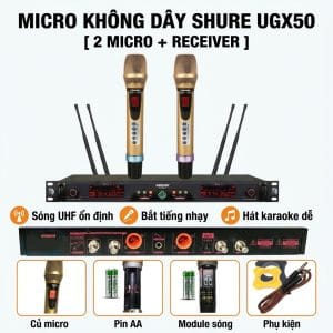 Micro-khong-day-shure-ugx50-chinh-hang