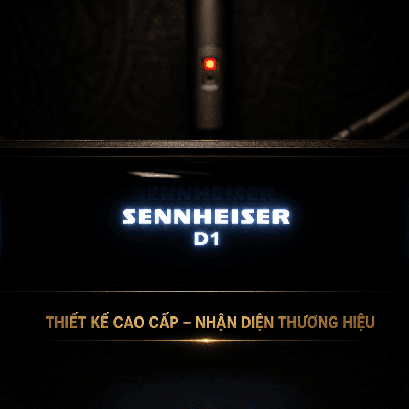 Logo đầu thu Micro khong day Sennheiser D1 chinh hang