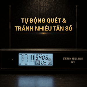 Màn hình Micro khong day Sennheiser D1 chinh hang