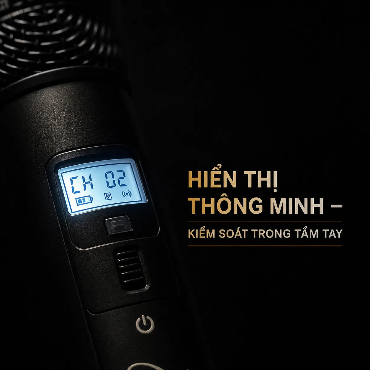 Sennheiser D1 – Micro Không Dây Cao Cấp chuẩn Gia Đình và Sự kiện (2026) 12 Đèn led Micro khong day Sennheiser D1 chinh hang