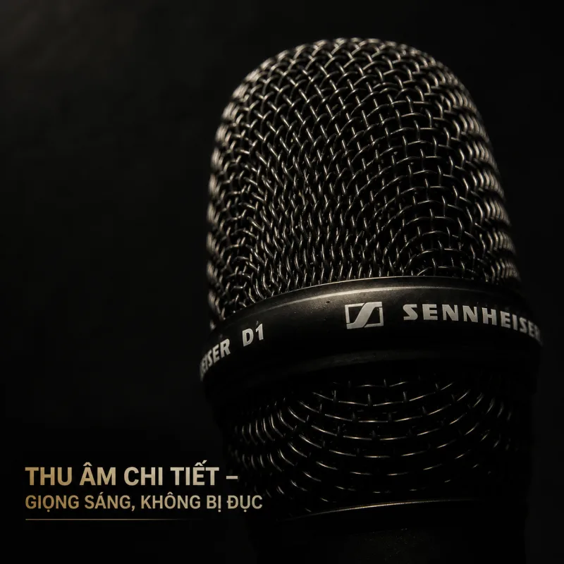 Sennheiser D1 – Micro Không Dây Cao Cấp chuẩn Gia Đình và Sự kiện (2026) 26 Đầu Micro khong day Sennheiser D1 chinh hang