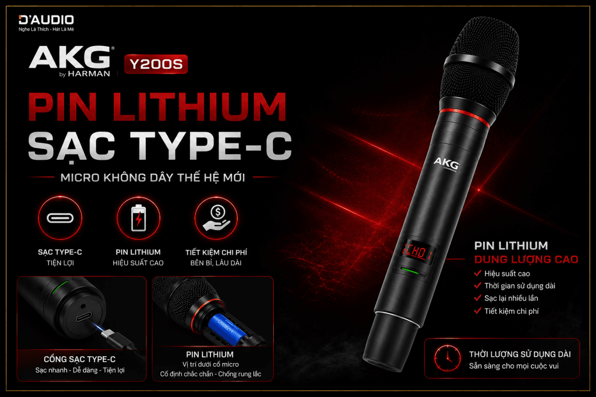 Micro Không Dây AKG Y200S