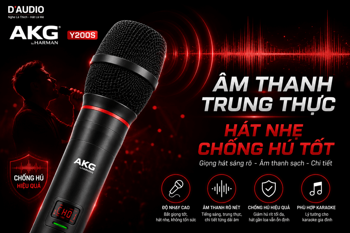 Micro Không Dây AKG Y200S