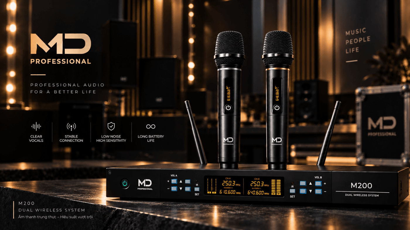 MD Professional 11 banner microphone md professional