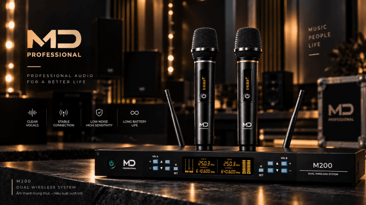 MD Professional 15 banner microphone md professional